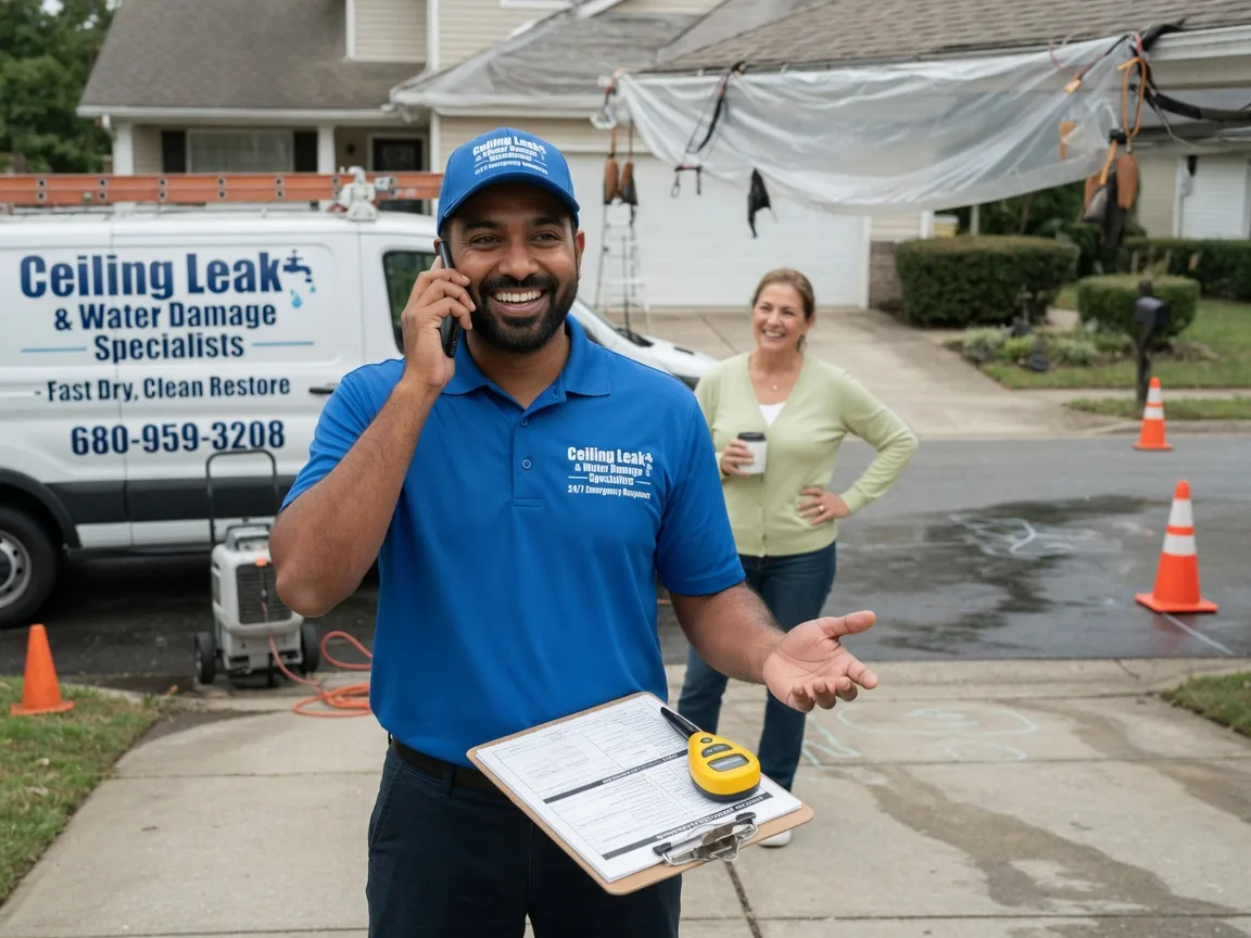 Ceiling Leak Cleanup Shelbyville, TX FAQs